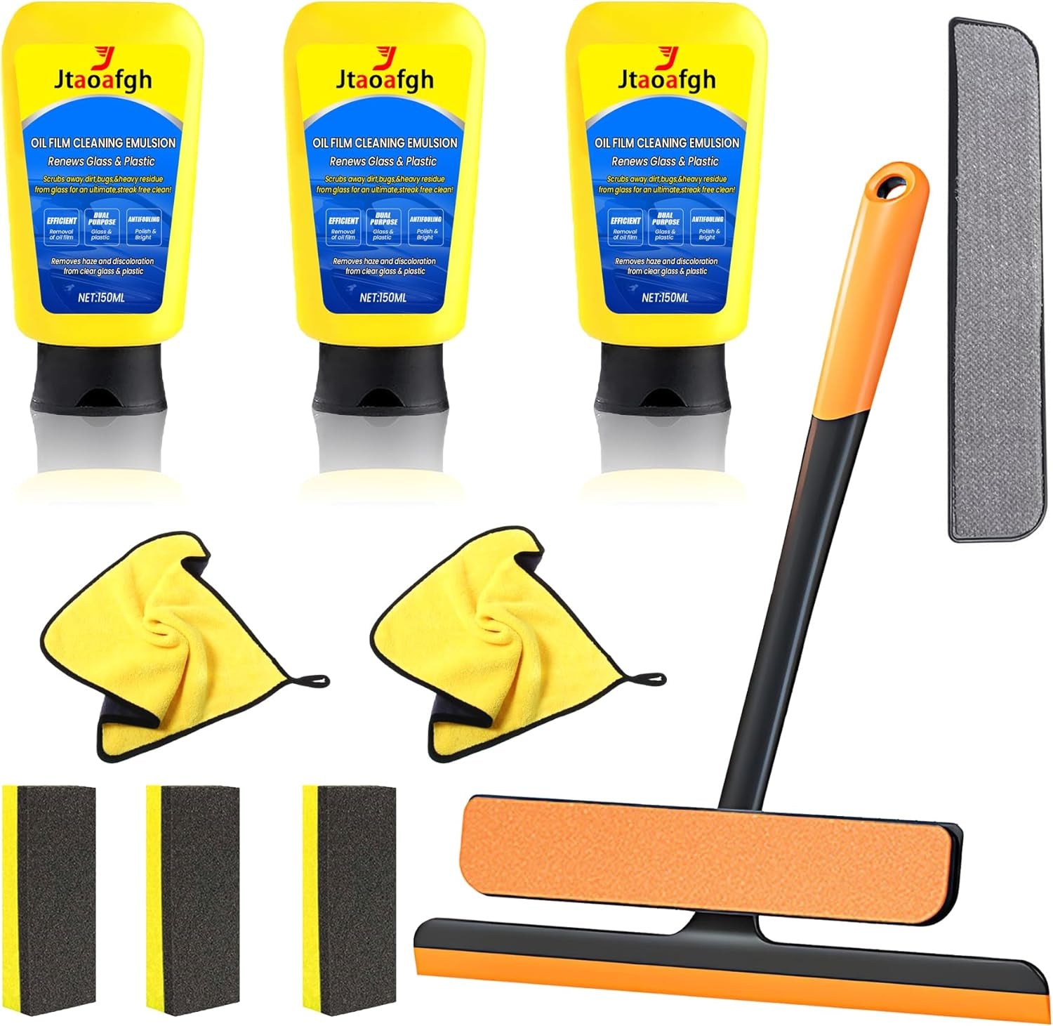 Oil Film Cleaning Emulsion,Auto Glass Cleaner，Automotive Oil Film Cleaner，Automotive Glass Oil Film Remover,Car Glass Oil Film Cleaner,Glass Cleaner for Auto Cleaning
