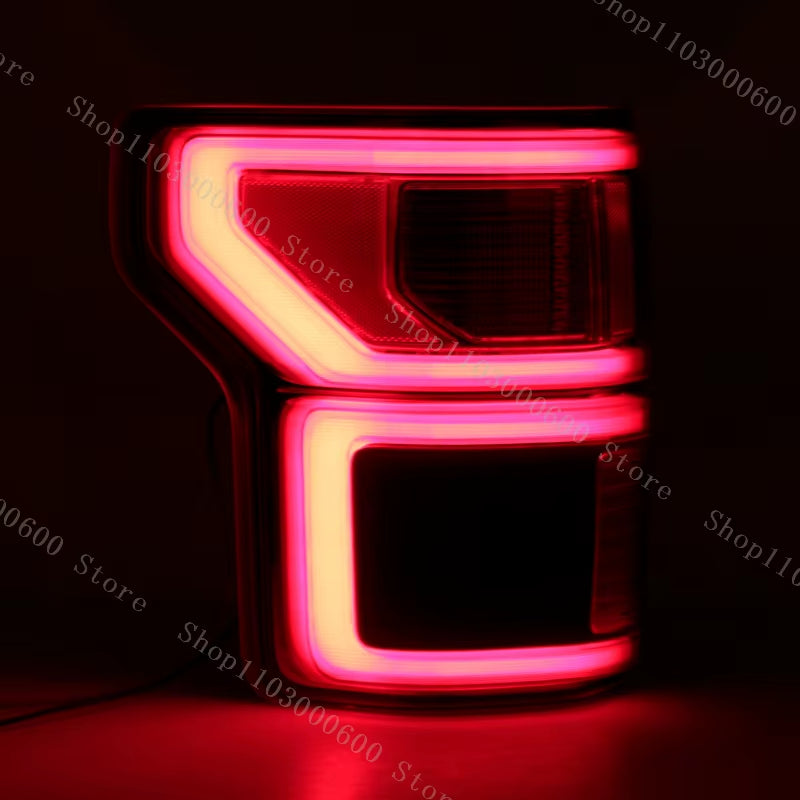 For Ford F150 F-150 2018 2019 2020 LED Rear Tail Light Taillamp Brake Stop Reverse Turn Signal Lamp Rearlight with Blind Spot