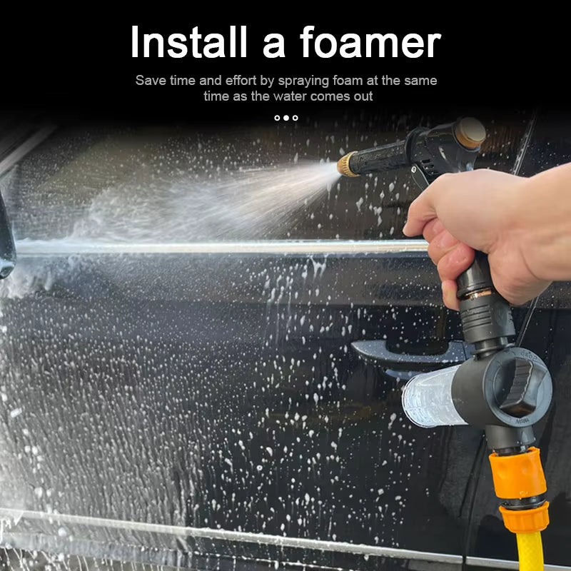 SEAMETAL High Pressure Washer Gun Foam Cannon Garden Sprinkler Sprayer Car Cleaning Tool Kit Auto-Detailing Car Wash Accessories