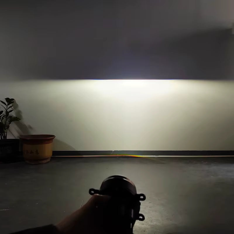 Bi LED Fog Lights 3Inch Projector Lens Universal 3.0 Car Laser Headlight Fog Lamp Driving Lights Lighting