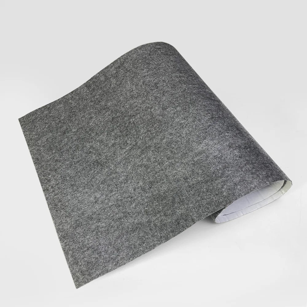Car Lining Carpet Felt Cloth Self-Adhesive Carpet Non-Woven Fabric High Temperature Resistant Felt for Home Camper Car Repair