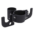 Aluminum RV Trailer Chain Organizer and 7-Pin 1Plug Bracket Anti-Rust Cable Wire Harness Holder for Tongue Shaped Jacks