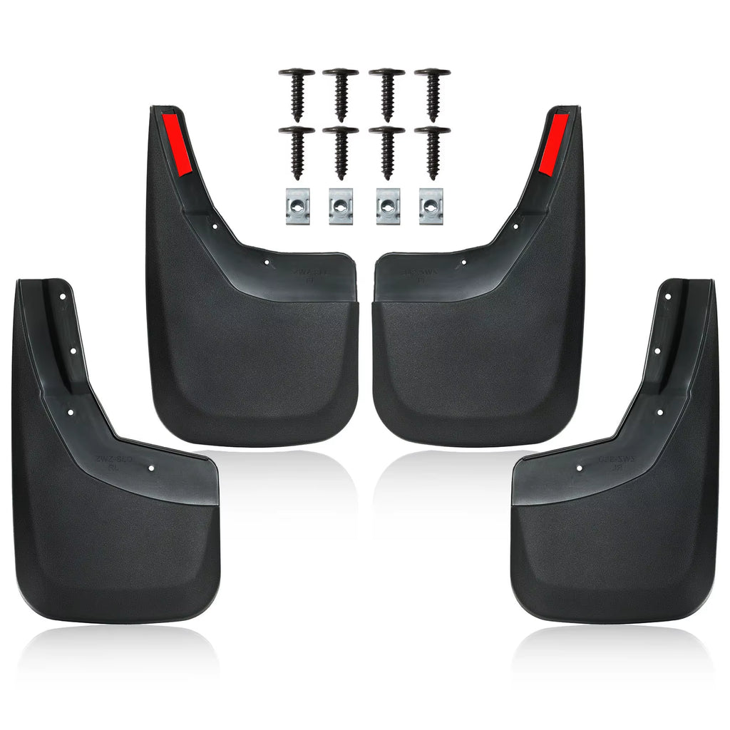 4Pc for Chevrolet Silverado 1500 2500 3500 HD 2014-2018 Front Rear Mud Flaps Splash Guards Mudguards Fender Cover 2015 2016 2017