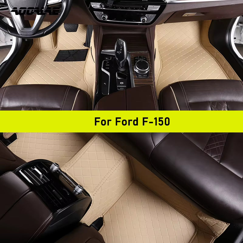 Custom Car Floor Mats for Ford F150 F-150 Auto Carpets Foot Coche Accessorie