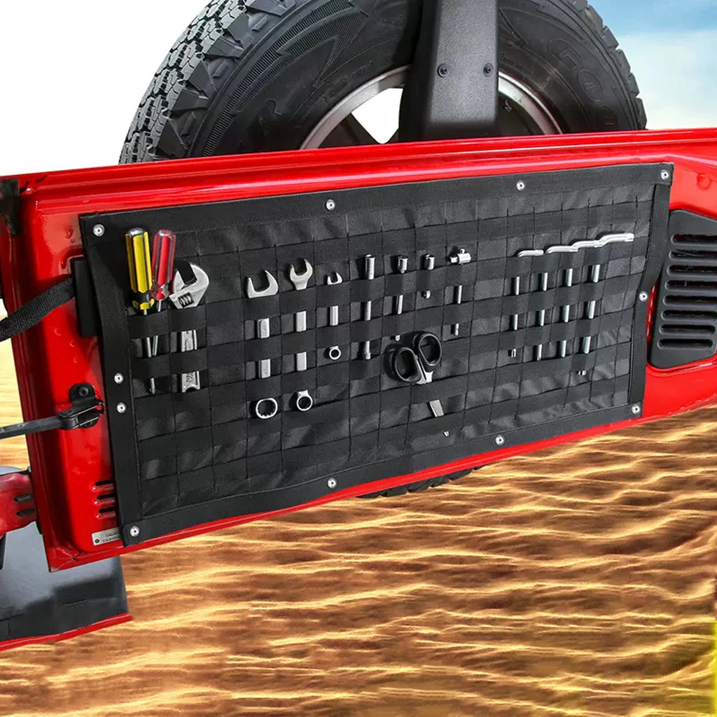 Tail Door Storage Bags Tool Kit Organizer Camping Mat for Jeep Wrangler Jk Jl 2007-2018+ Car Accessories