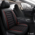 All Season Genuine Leather Full Coverage 5-Seater Car Seat Covers Summer Ready Universal Fit for Cars Suvs Trucks Premium Auto