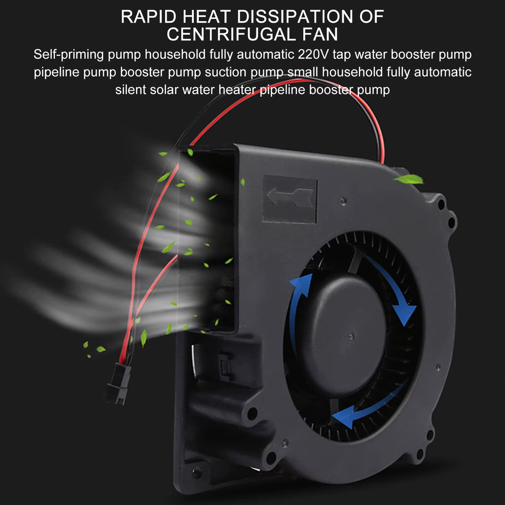 12V Cooling Car Seat Cushion Cover with Air Ventilated Fan Conditioned Cooler Pad with 5 Built-In Fan USB Port-Powered Fan Seat