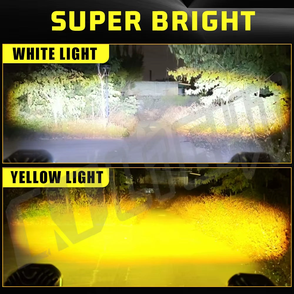 3Inch Led Work Spotlights 24V 12V Headlights for Motorcycles Flood Led Bar Fog Light DRL for Car Truck 4X4 off Road ATV