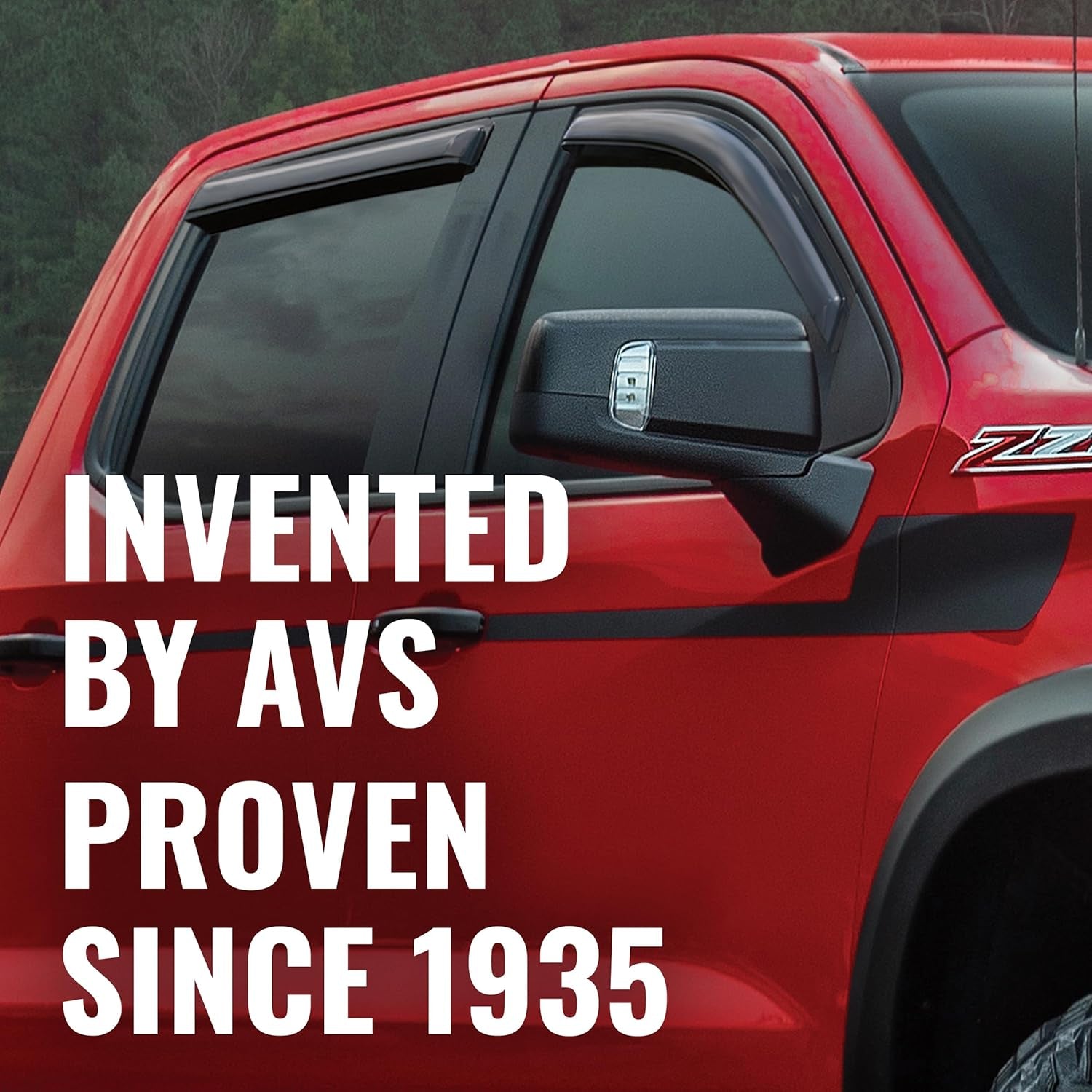[AVS] outside Mount Rain Guards for 2008 - 2020 Dodge Journey | Window Vent Visors, 4 Pcs. - Smoke | 94072