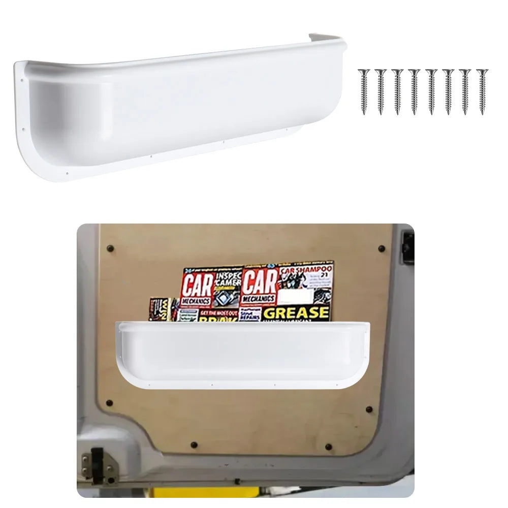 45Cm Car Door Organiser for Van Camper Universal Storage Pocket Shelf Racking Tool Storage Barn Door Storage Box Car Accessories