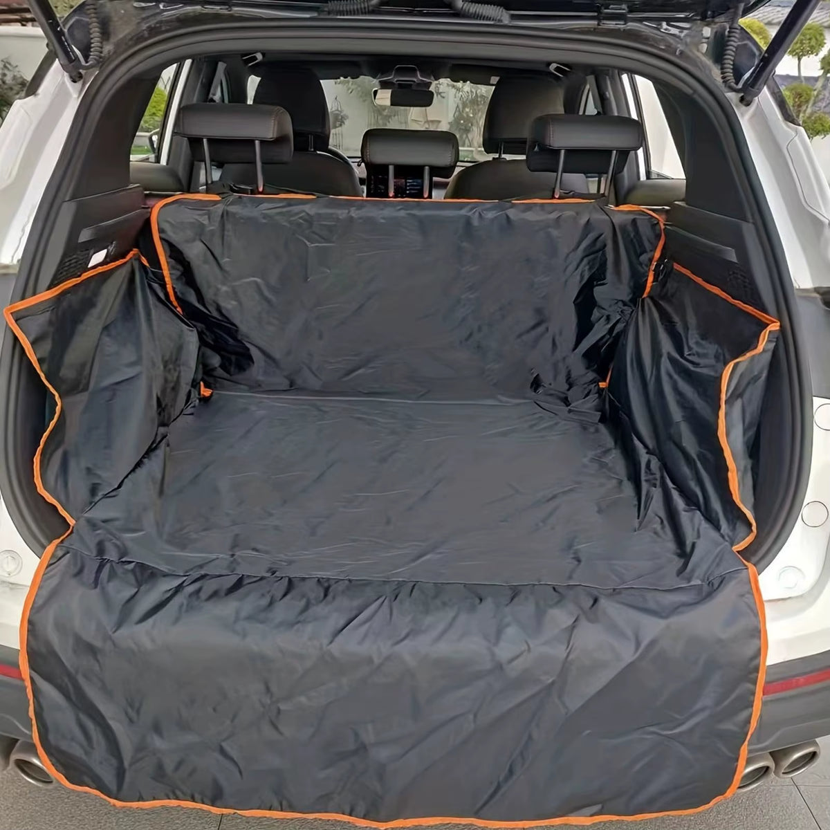 Car Trunk Mat Scratchproof Non-Slip Washable Car Trunk Protector for Truck Pickup Sedan RV Trailer ATV Tractor Automotive