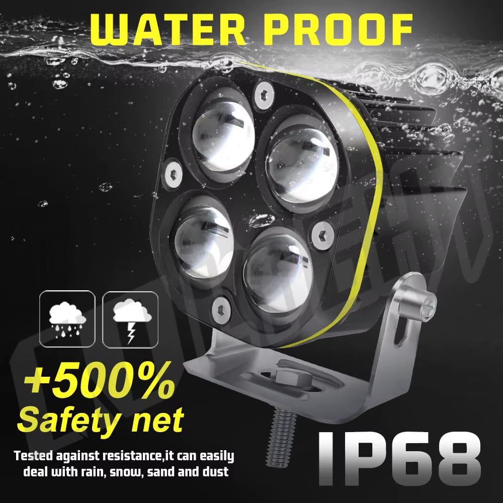 3Inch Led Work Spotlights 24V 12V Headlights for Motorcycles Flood Led Bar Fog Light DRL for Car Truck 4X4 off Road ATV