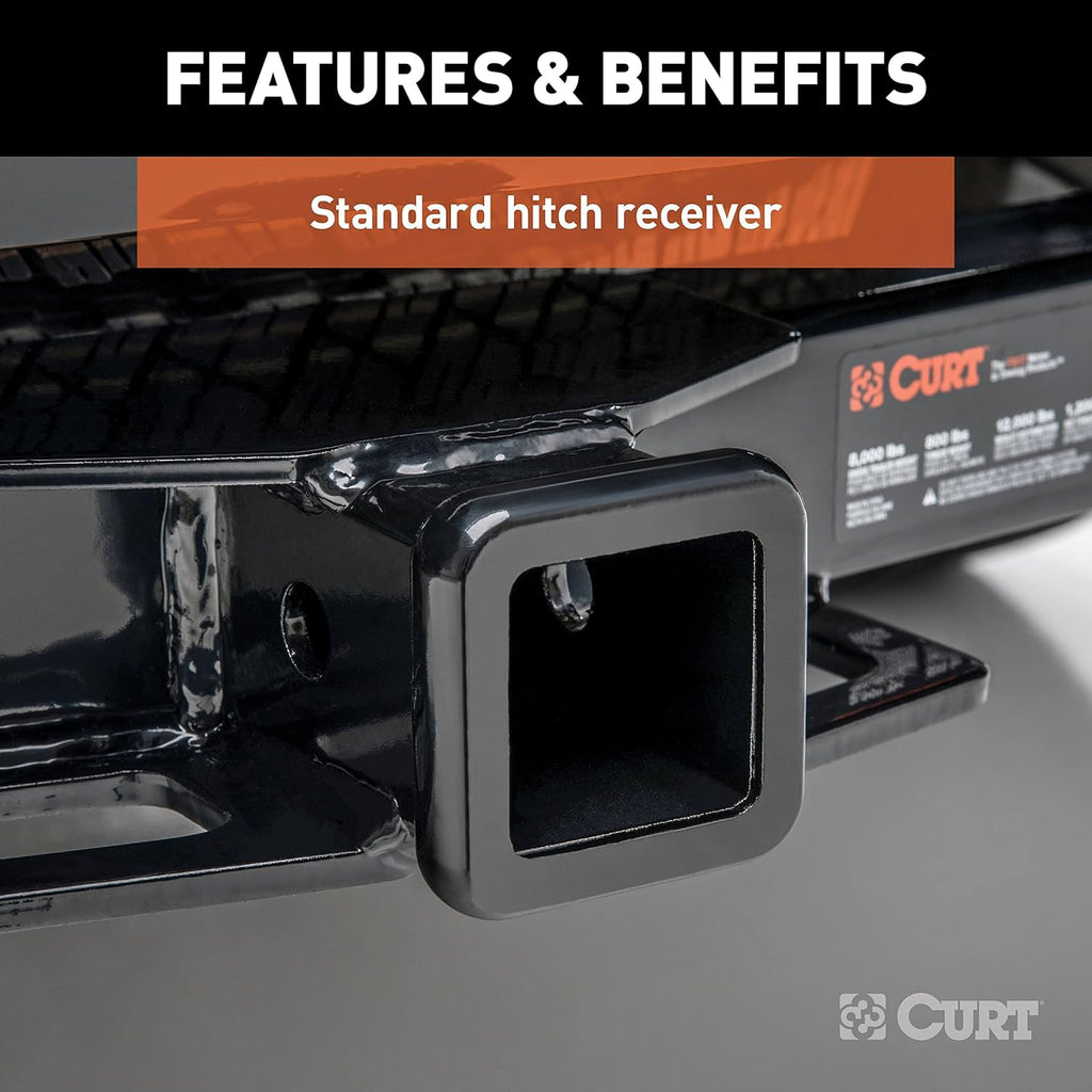 31033 2-Inch Front Receiver Hitch, Fits Select Dodge Durango, Jeep Grand Cherokee
