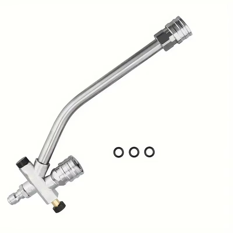 4000PSI High Pressure Washer Gun with Foam Cannon Car Wash Gloves M22-14/15 Dual 1/4' Adapter & 5 Nozzles for Car Cleaning