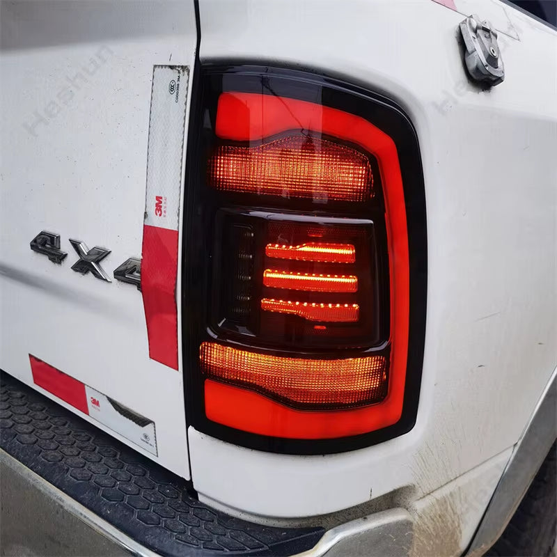 2 Pieces for Dodge RAM 1500 2500 3500 V6 V8 2009 - 2018 LED Tail Lights Assembly Taillamp Taillight Rear Brake Lamps