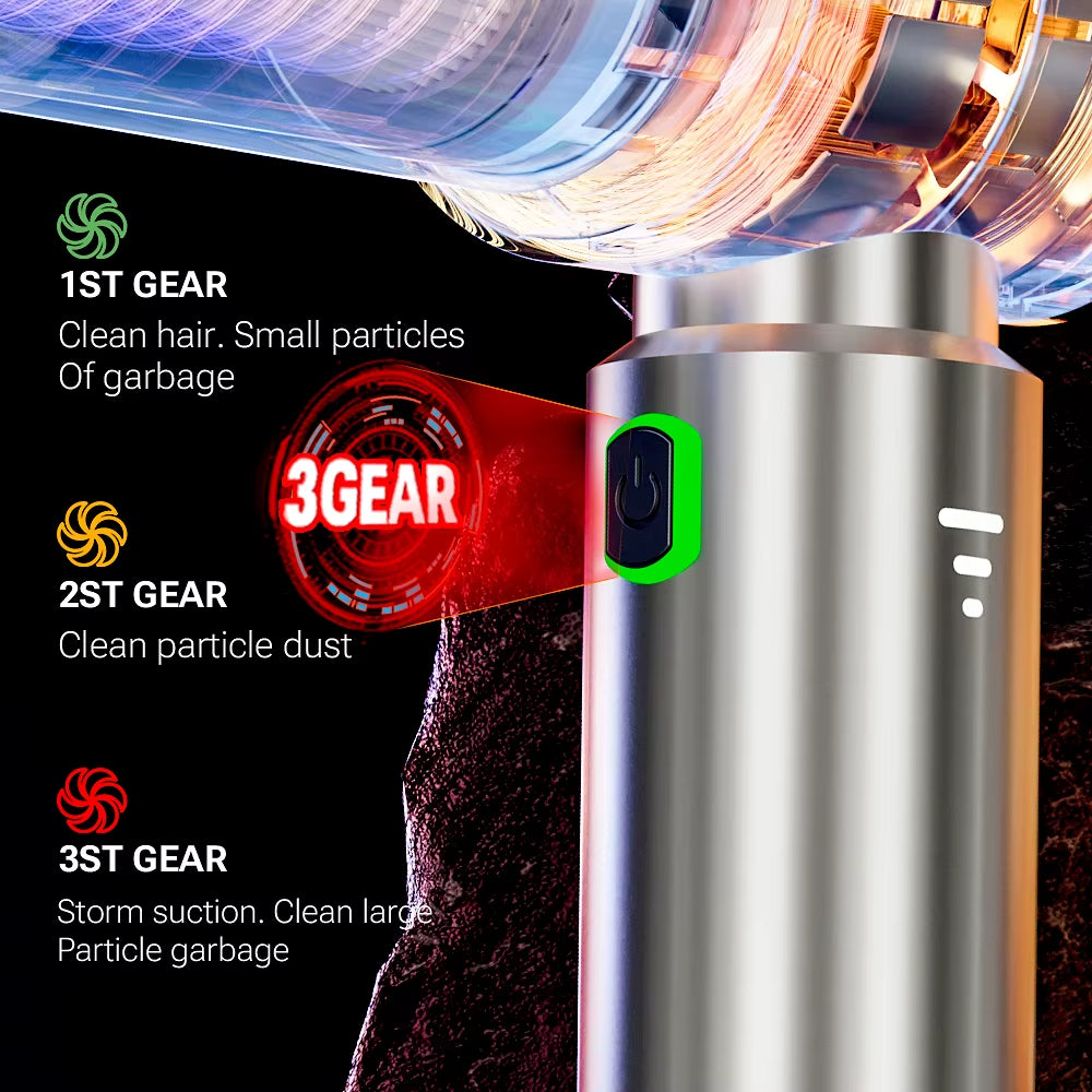 New Mini Car Vacuum Cleaner 985000Pa Wireless Vacuum Cleaner Powerful Suction Handheld Portable Vacuum Cleaner for Car