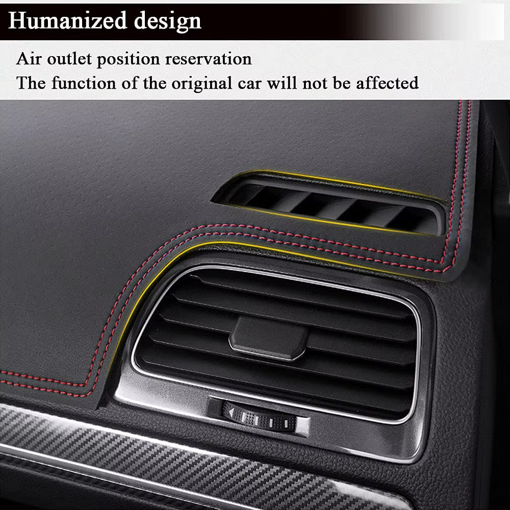 PU Leather Dashmat Dashboard Cover Pad Dash Mat Car Accessories for Dodge RAM Trucks 1500 2500 3500 Pick up DT 2019 - 2025 2024