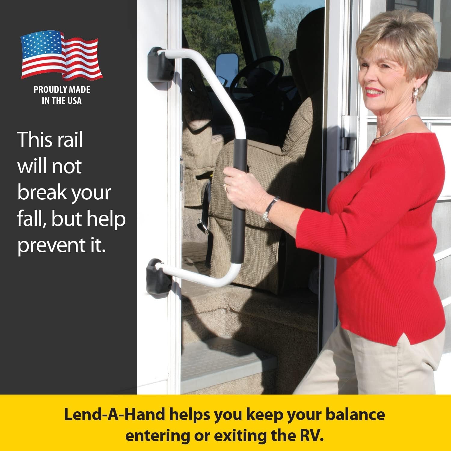 AM-800 Black Lend-A-Hand Foam Grip