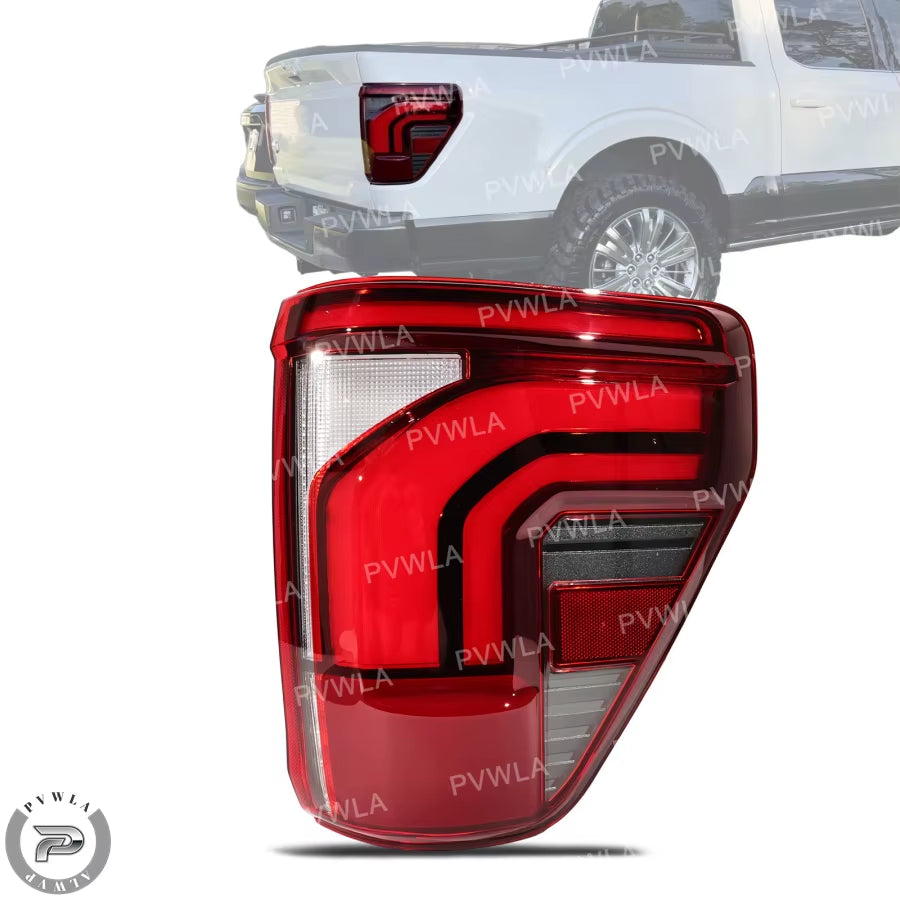 LED Tail Light for Ford F150 2024 2025 2026 High-End Version Car Rear Brake Stop Lamp Turn Signal RL3Z-13405-B RL3Z-13404-C