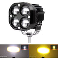 Auxiliary Led Headlights for 4X4 off Road 200W 3 Inch Dual Color Len Lighthouse Moto Long Range 12V 24V Running Truck Car SUV