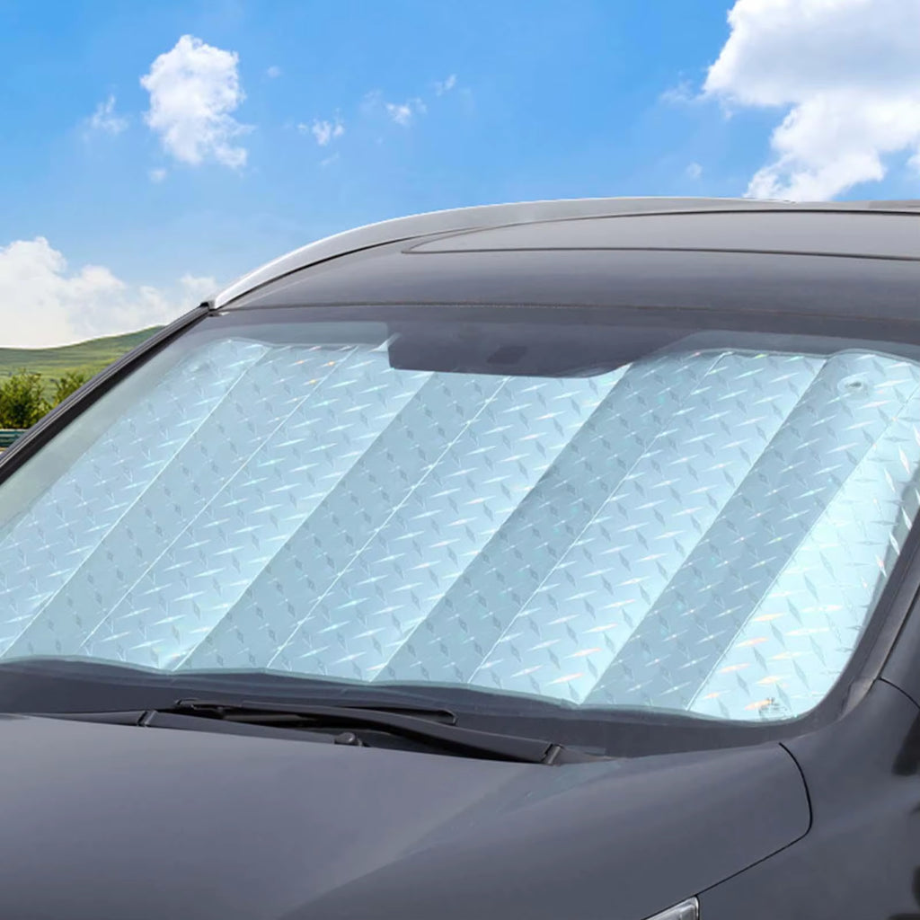 Car Windshield Sunshade Auto Sun Visor Heat Protection UV Protection Foldable Automotive Shield for Trucks Sedans Rvs Vehicles