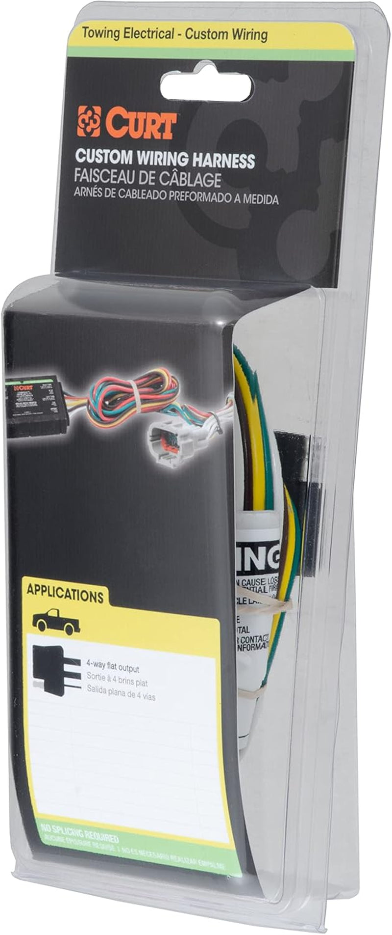 55411 Vehicle-Side Custom 4-Pin Trailer Wiring Harness, Fits Select Chevrolet Astro, Blazer, Oldsmobile Bravada, GMC Jimmy, Safari