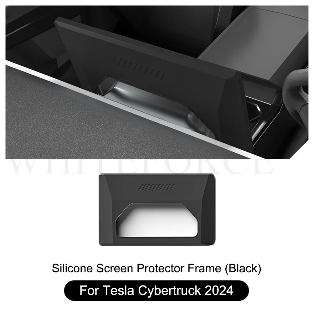 For Tesla Cybertruck 2025 Storage Box Storage Organizer Case Tray under the Central Control Screen behind the Screen Storage Box