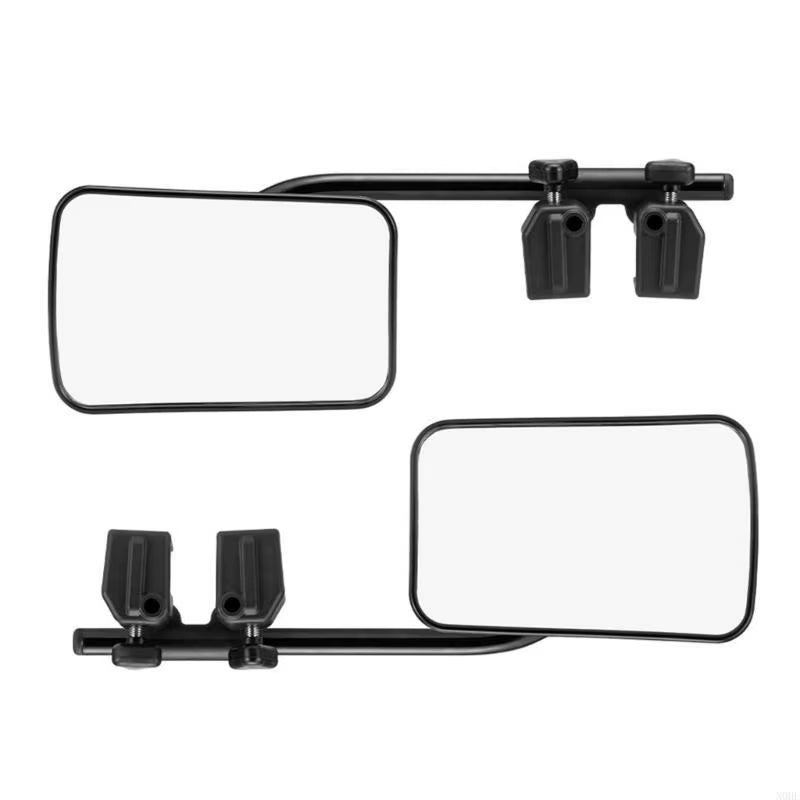 N0HF 1 Pair Trailer Clip on Towing Mirror Extensions Wing Mirror for Car Motorhomes Side Mirror Extenders Rear View Mirror