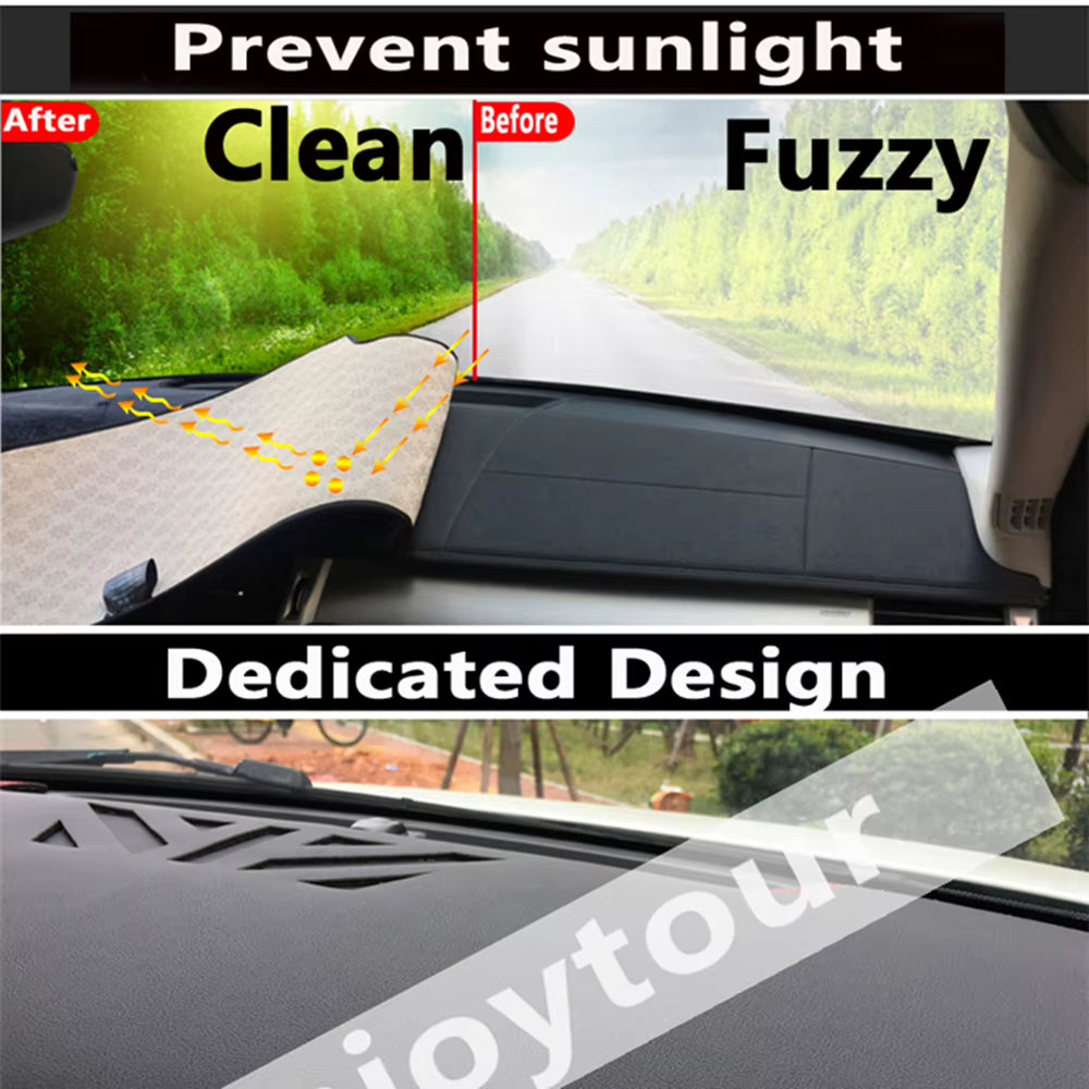 PU Leather Dashmat Dashboard Cover Pad Dash Mat Car Accessories for Dodge RAM Trucks 1500 2500 3500 Pick up DT 2019 - 2025 2024