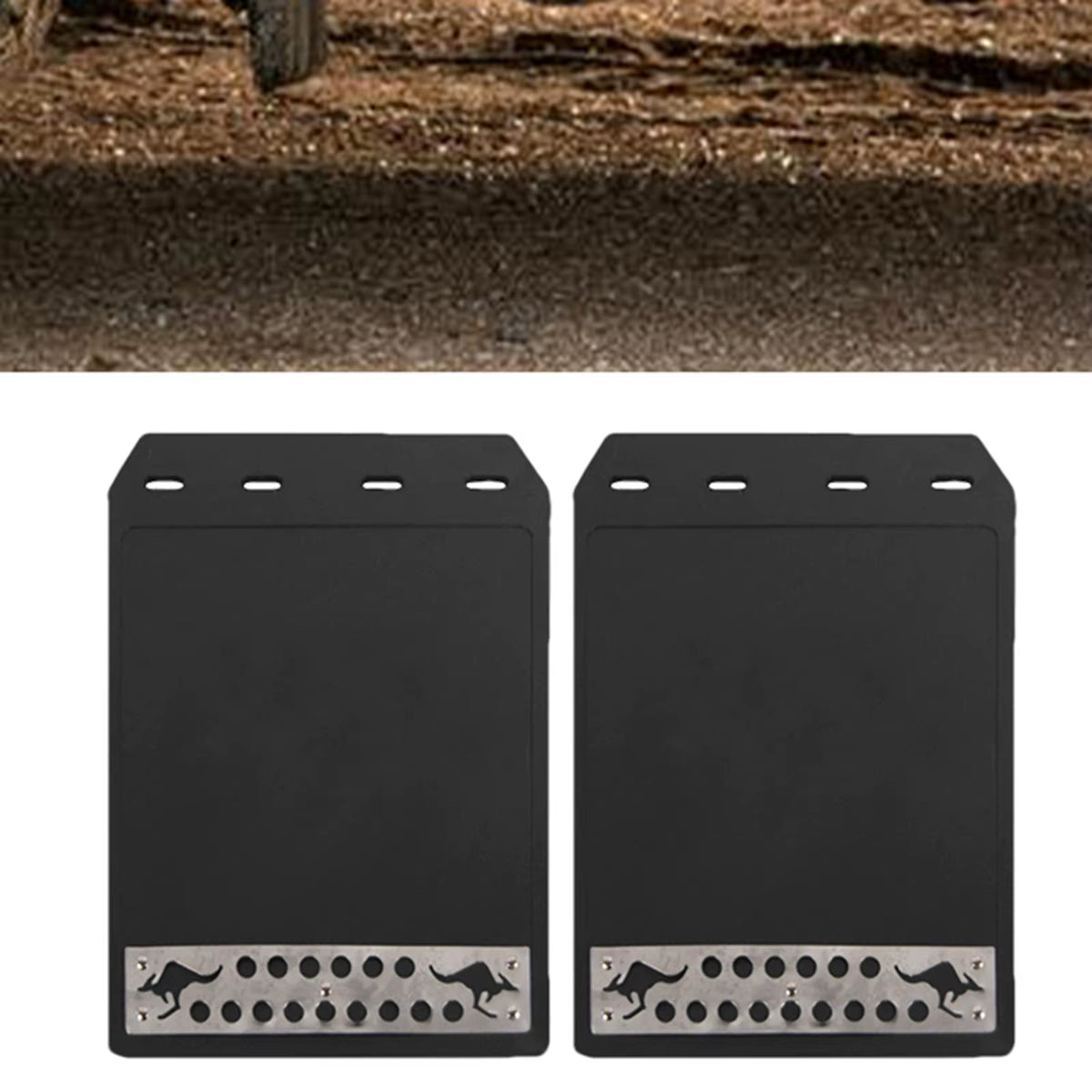 2 Pcs Car Mud Flaps Heat-Resistant Truck Splash Guards Trucks Mud Guards Wear-Resistant Auto Rear Mud Flaps for Car Accessories