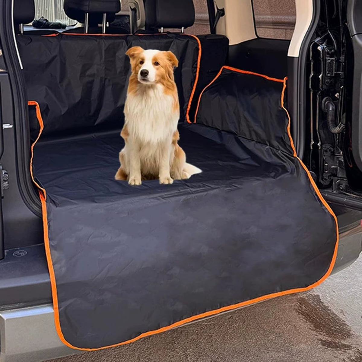 Car Trunk Mat Scratchproof Non-Slip Washable Car Trunk Protector for Truck Pickup Sedan RV Trailer ATV Tractor Automotive