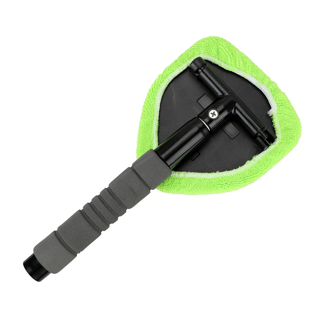Telescopic Window Glass Cleaner Car Windshield Cleaning Brush Car Window Cleaner Window Scraping Mist Eliminator Microfiber