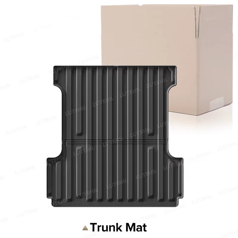 for Ford F150 2015-2024 2023 2022 2021 2020 19 All-Weather TPE Floor Mat Trunk Mat Carpet Cover Auto Interior Accessorie