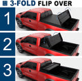 Easy to Install Soft Tri-Fold 5.8FT Bed Tonneau Cover for 2014-2018 Chevy Silverado GMC Sierra 1500