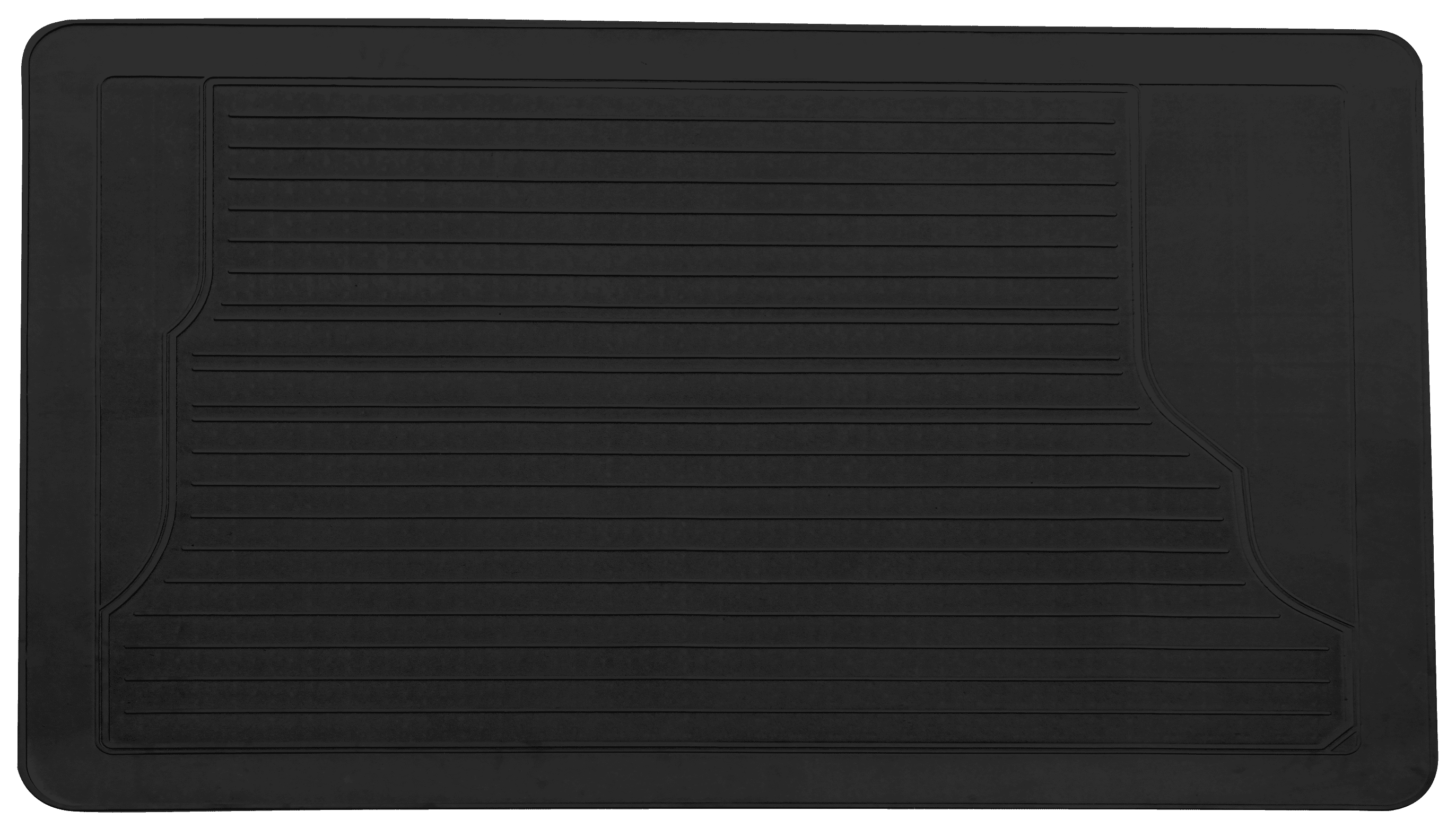 (3 Pack)  1-Piece Car Floor Mat Cargo Utility Black - Universal Fit, AD071717B