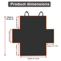 Car Trunk Mat Scratchproof Non-Slip Washable Car Trunk Protector for Truck Pickup Sedan RV Trailer ATV Tractor Automotive