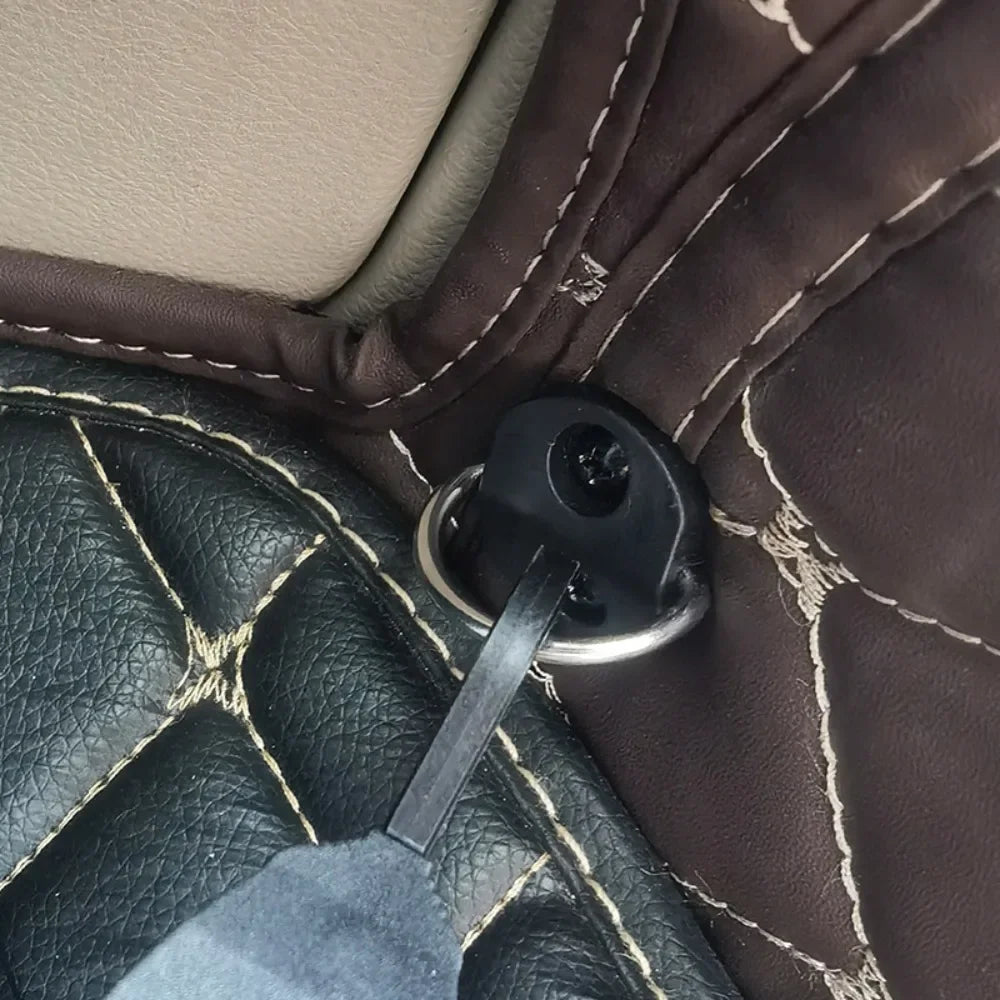 4Set Car Cargo Net Floor Hook Accessories Rear Trunk Boot Cargo Floor Net Tie down Hook Ring Loop Hanging Flat Screen Net Fixing