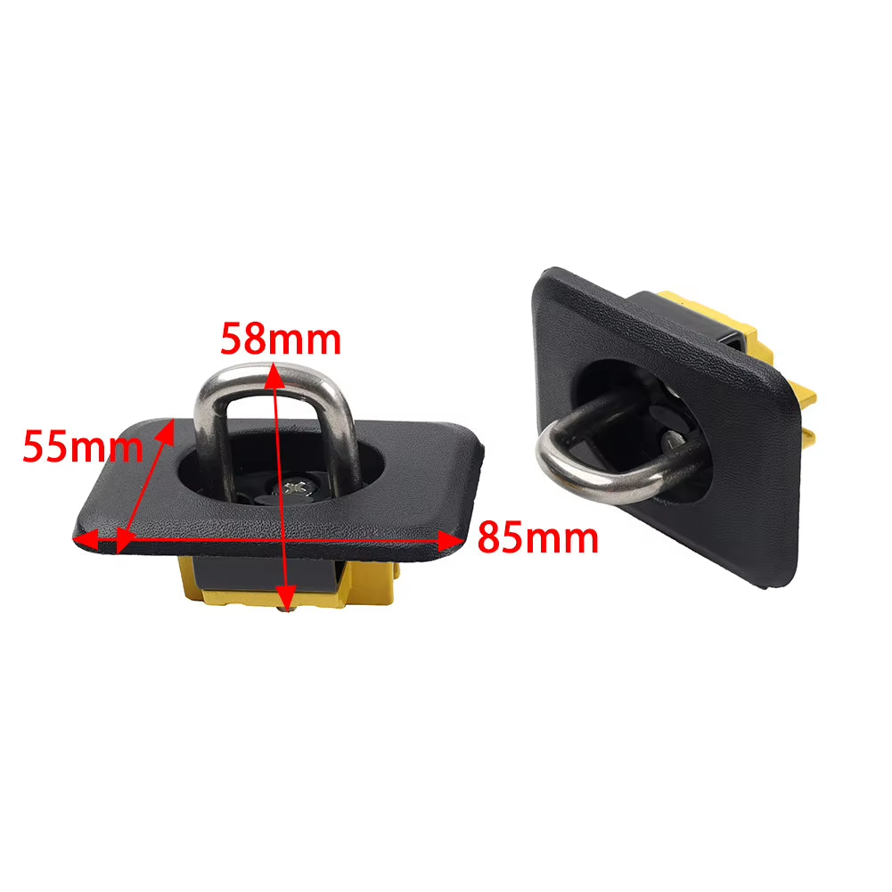 2Pcs Car Truck Bed Retractable Tie down Anchors for Ford F150 F250 F350 for Chevrolet for GMC for Dodge RAM 1500 2500 3500
