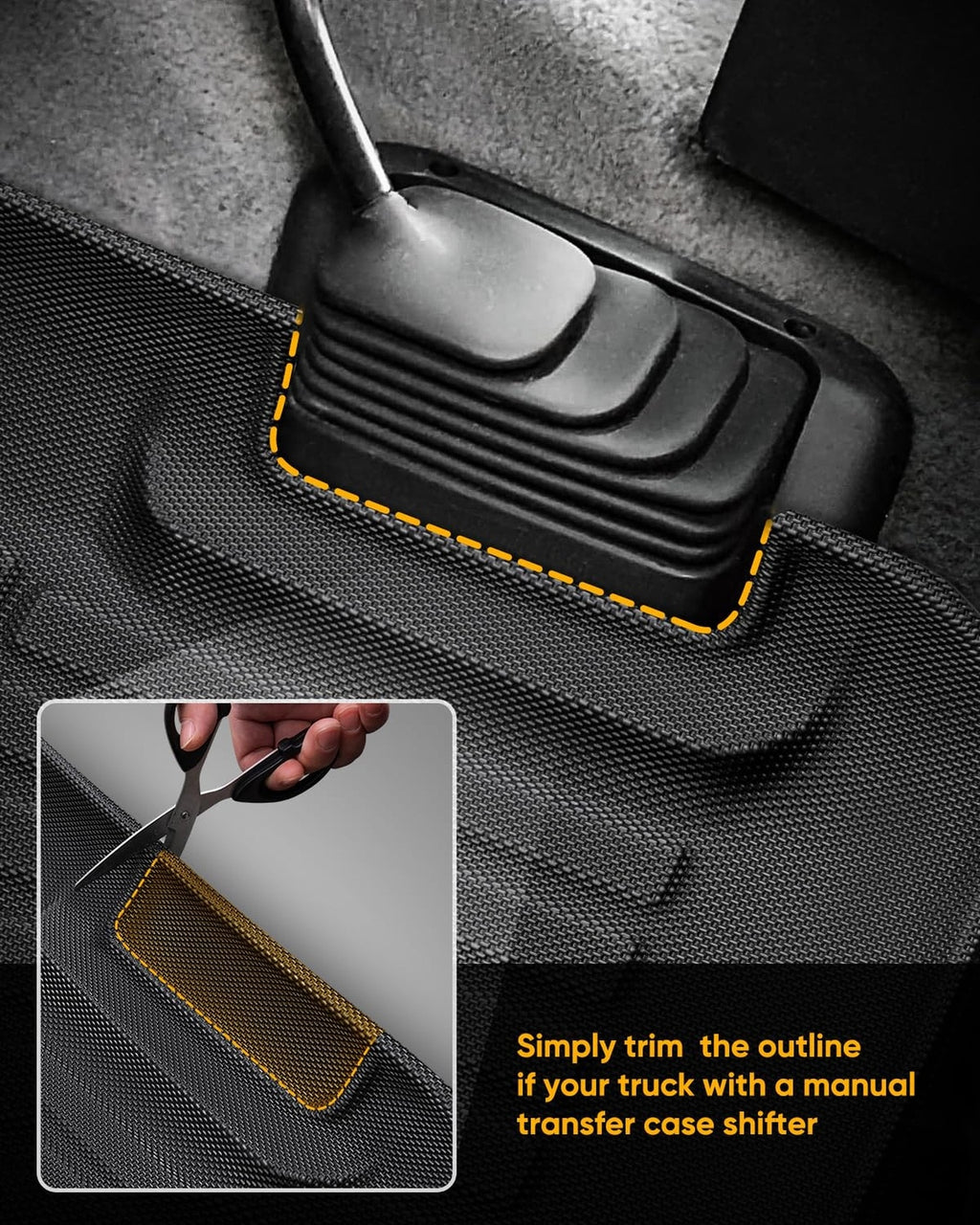 All Weather Floor Mats for Ford F-150 F150/Bronco 2Door Accessories 1980-1996...