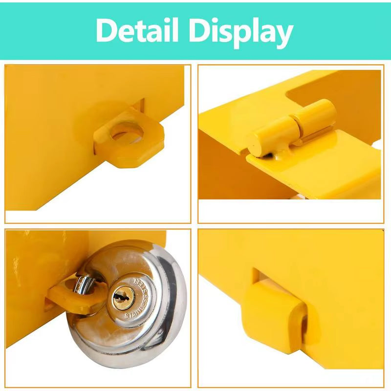 Trailer Tongue Lock Solid Trailer Hitch Pin Lock Generic Anti-Theft Device Secure Travel Trailer Hitch Lock Tongue Lock For