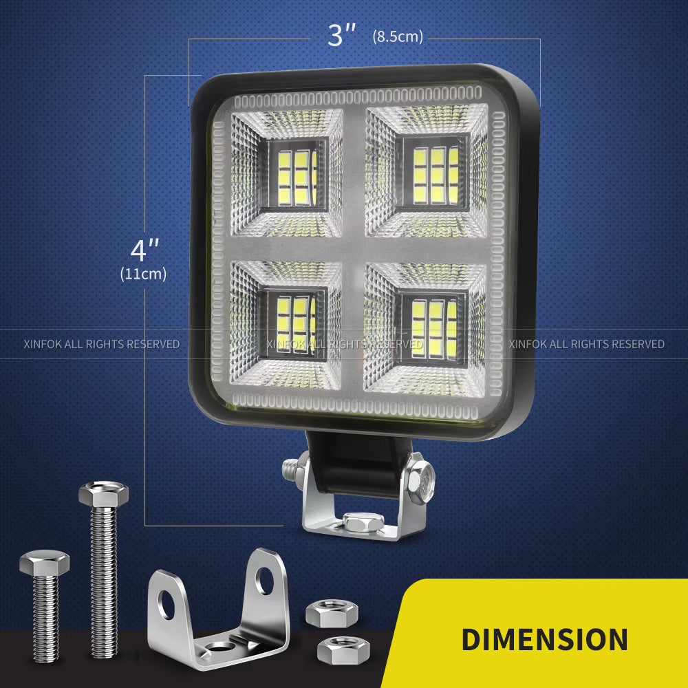 LED Bar Work Light SMD Spotlight for Motorcycle Jeep Truck Car SUV ATV Barra LED Headlights 4X4 off Road 12V 24V Barra Auxiliary