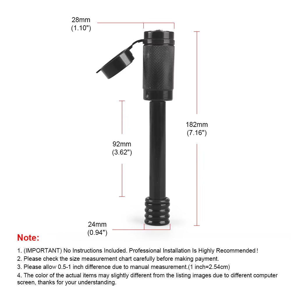 5/8 Inch Car Trailer Lock with Keys Steel Trailer Hitch Pin Lock Anti-Theft Waterproof for 2 Inch Receiver for RV Truck
