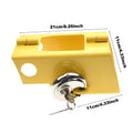 Trailer Tongue Lock Solid Trailer Hitch Pin Lock Generic Anti-Theft Device Secure Travel Trailer Hitch Lock Tongue Lock For