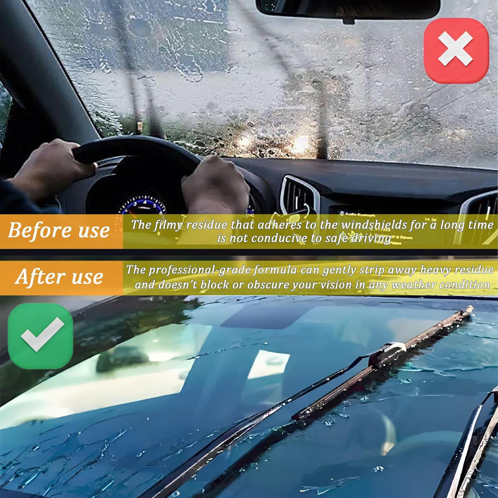 Oil Film Cleaning Emulsion,Auto Glass Cleaner，Automotive Oil Film Cleaner，Automotive Glass Oil Film Remover,Car Glass Oil Film Cleaner,Glass Cleaner for Auto Cleaning