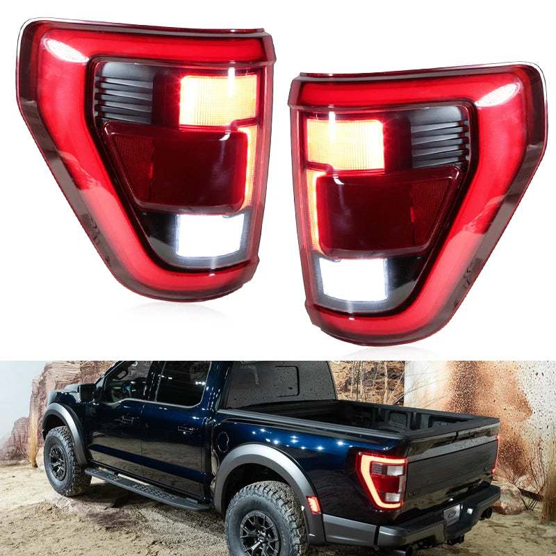 LED Tail Light for Ford F-150 2021-2023 with Blind Spot