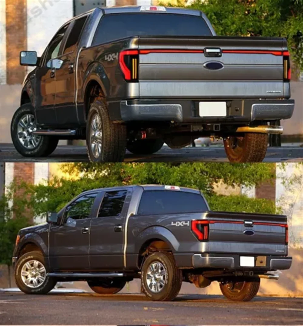 F-150 LED tail lights installed