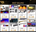 12-24V COB Amber White Roof Strobe Light Bar
