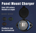 12V USB-C 30W and QC 3.0 Outlet Panel