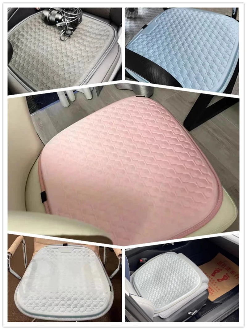 Gel seat cushion in vehicle