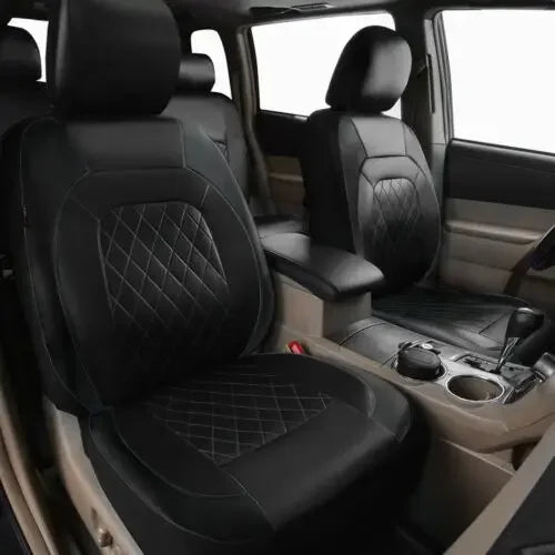 PU leather seat cover detail